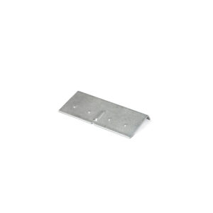 Aluminium verbindingsstuk aluminiumkleur voor daktrim hoogte 45mm