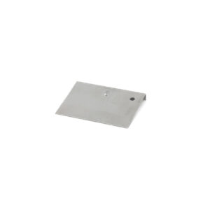 Aluminium verbindingsstuk aluminiumkleur voor daktrim hoogte 60mm