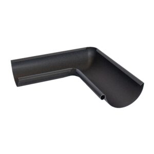 Dakgoot binnenhoek 125mm - RAL 9005