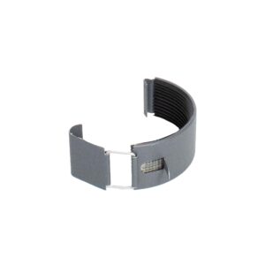 Dakgoot verbindingstuk met rubber 125mm - RAL 7024