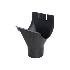 Gootuitloop 125mm - 90mm - RAL 9005